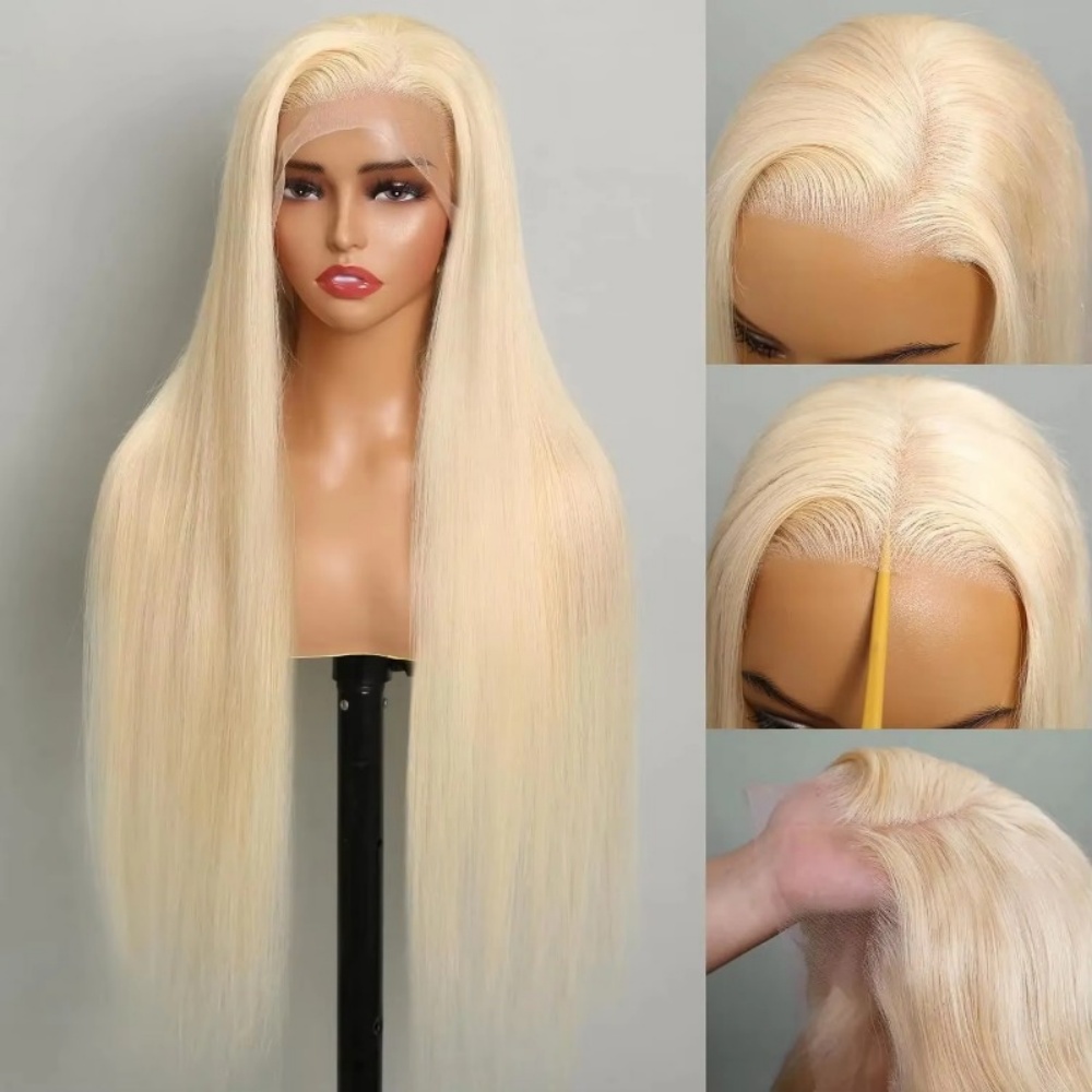 613 Sarı İnsan Saçı Peruk HD D - Lace Front Wigs incelemesi ve fiyatı